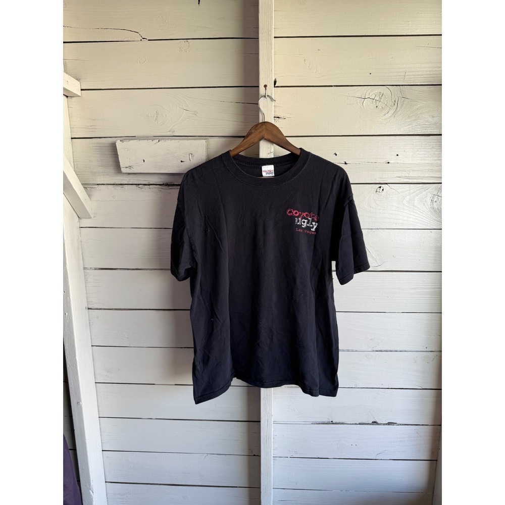 Vintage Coyote Ugly Saloon Las Vegas Coyote Patrol Graphic T-Shirt Black Large